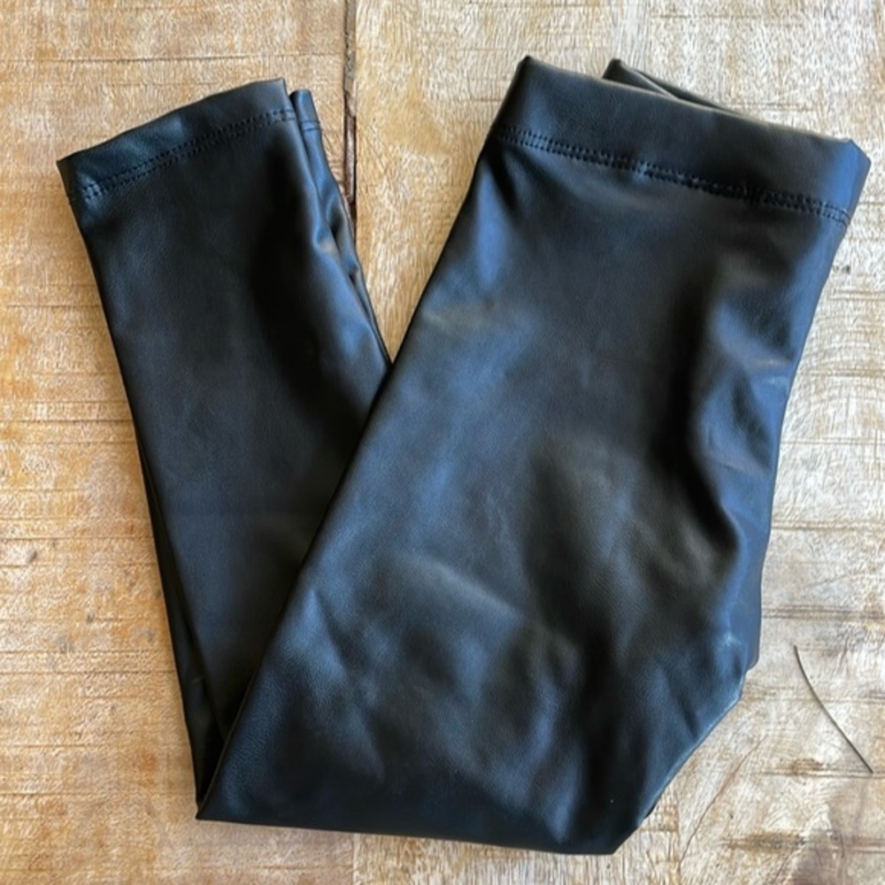 NWOT H&M pleather leggings 3t